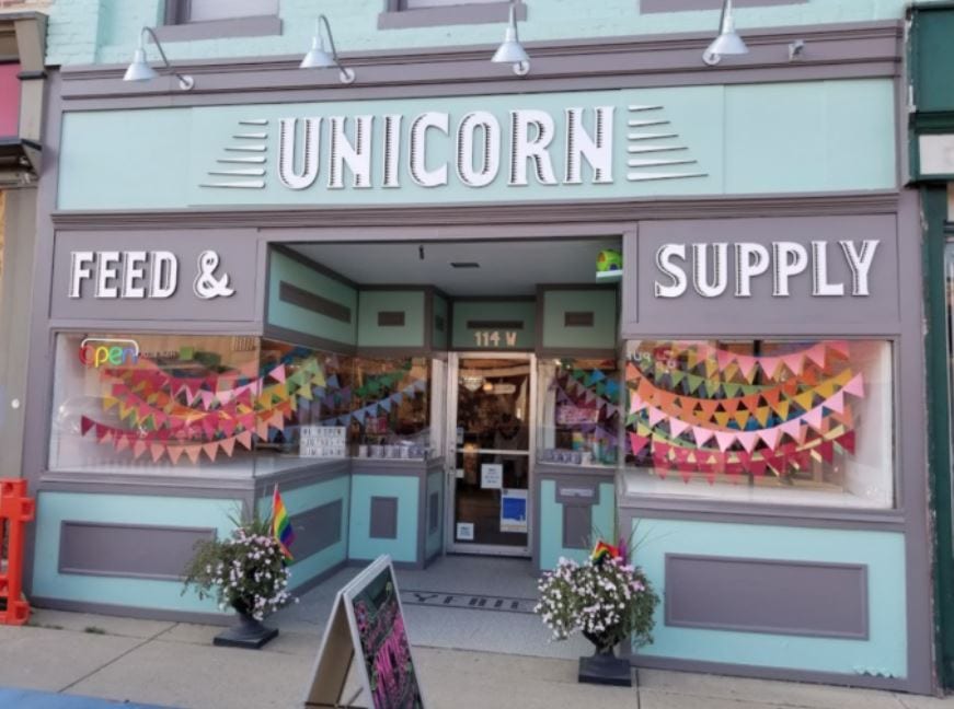 Unicorn Store Front
