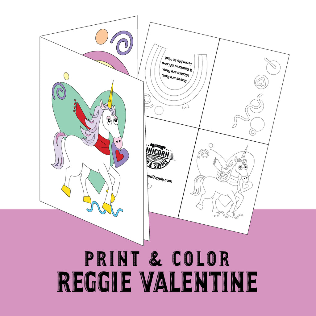 Print & Color Reggie Valentine