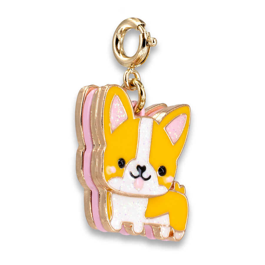 Gold Corgi Charm, ,  Unicorn Feed and Supply