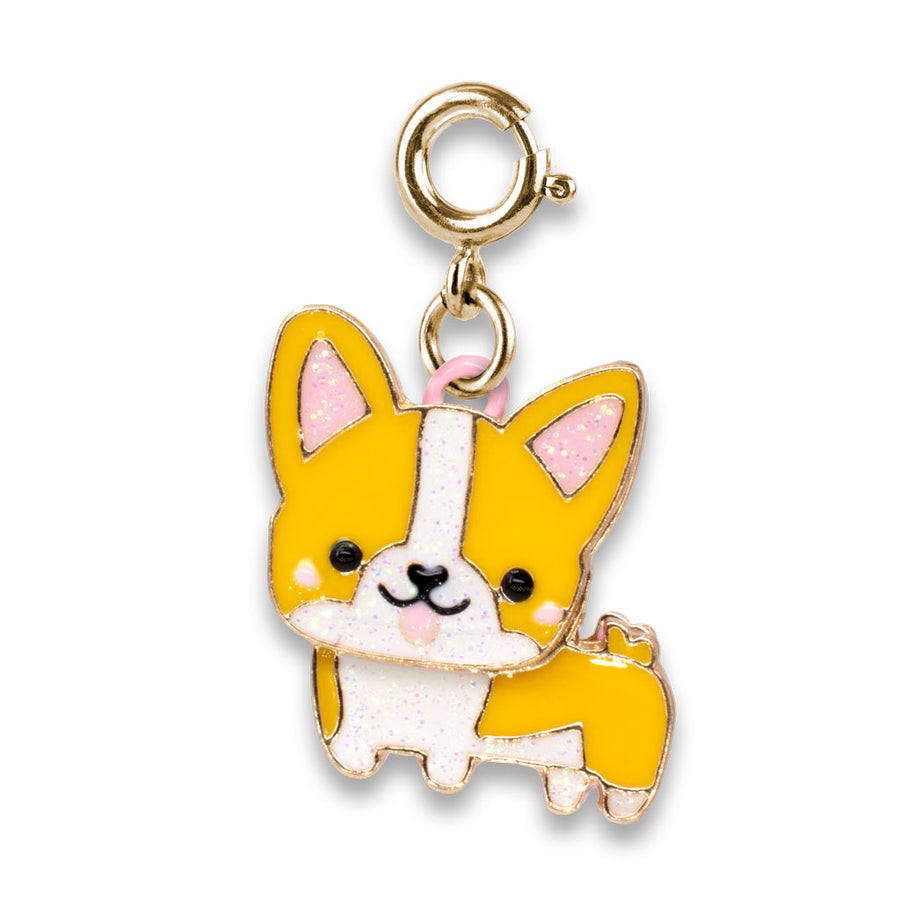 Gold Corgi Charm, ,  Unicorn Feed and Supply