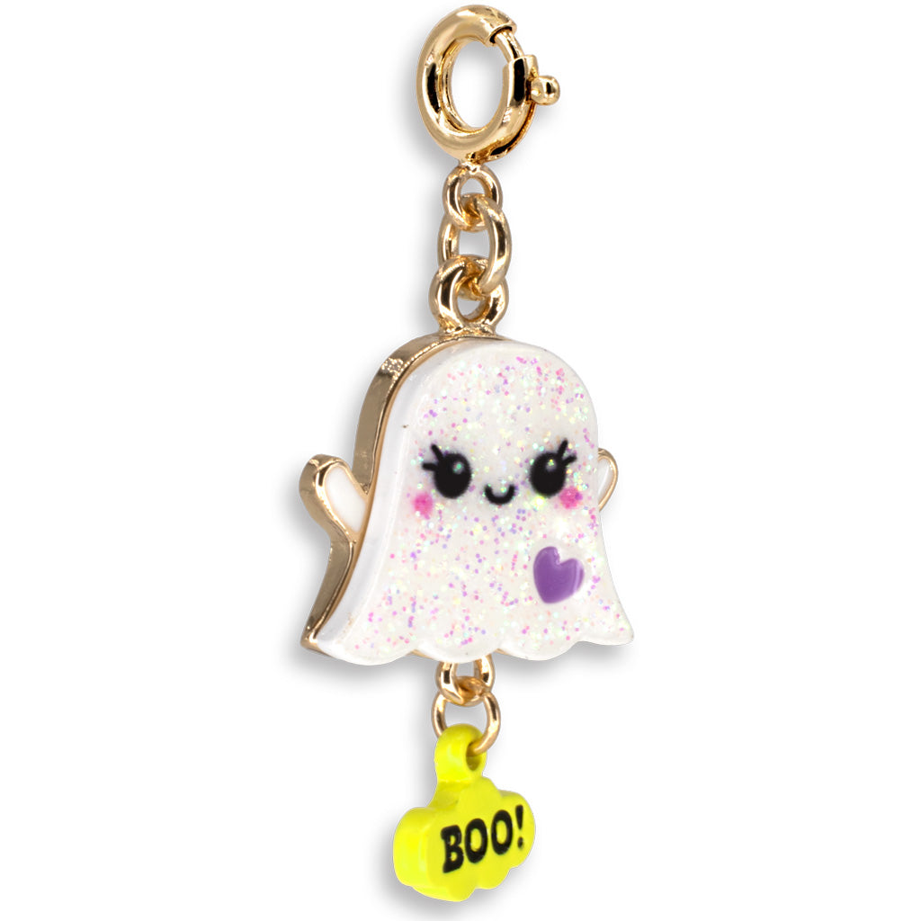 Gold Glitter Ghost Charm It, jewelry,  Unicorn Feed and Supply