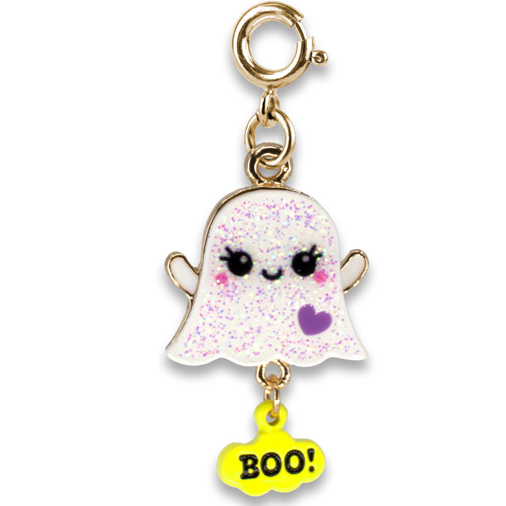 Gold Glitter Ghost Charm It, jewelry,  Unicorn Feed and Supply