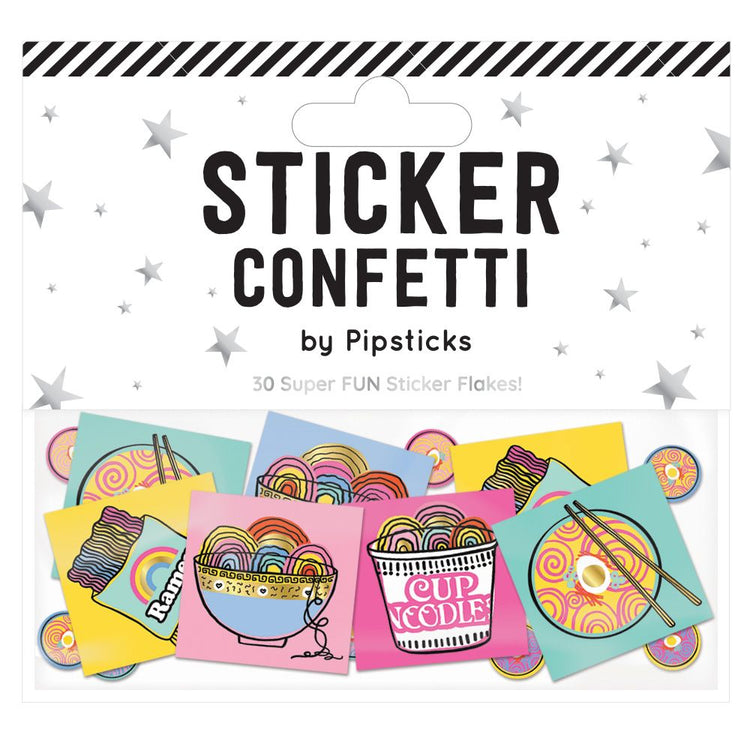 Ra-ra-ramen Sticker Confetti, Sticker,  Unicorn Feed and Supply