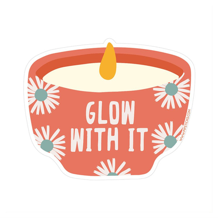 Glow With It Vinyl, Sticker,  Unicorn Feed and Supply