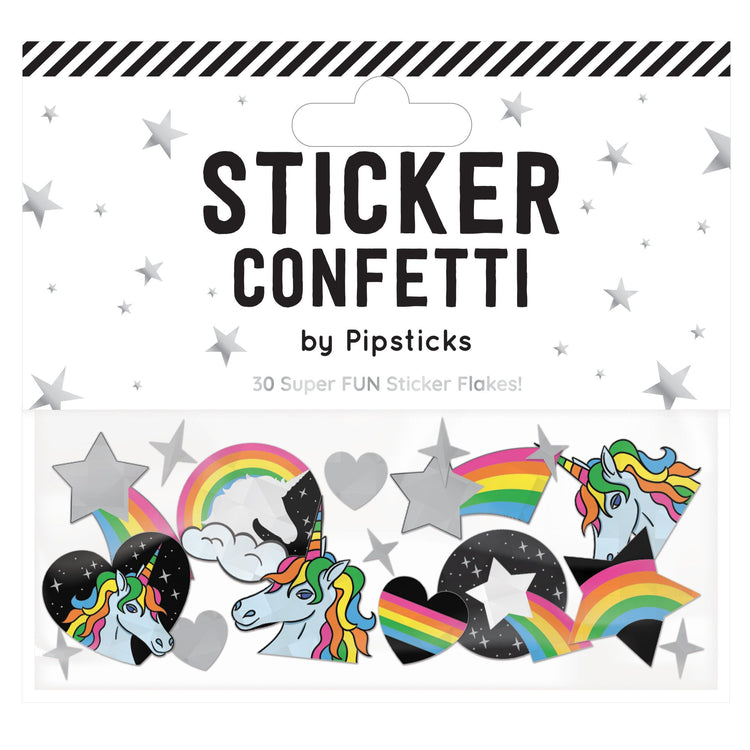 Stellar Unicorns Sticker Confetti, Sticker,  Unicorn Feed and Supply