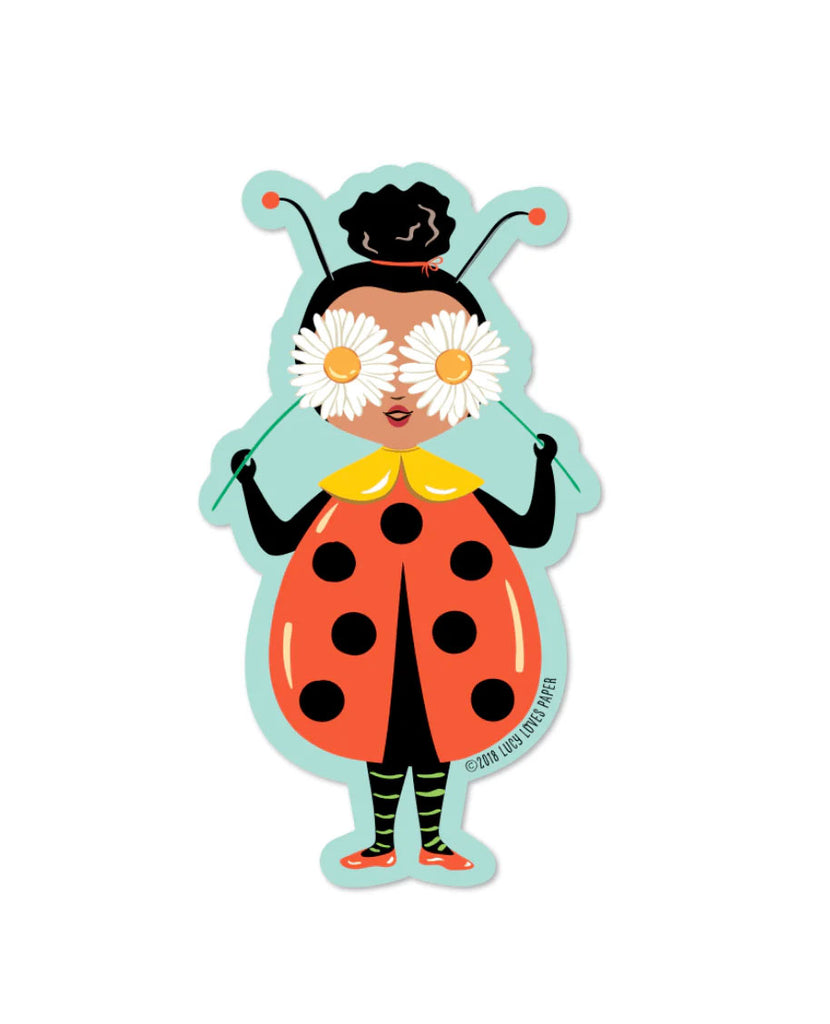 Lady Bug Garden Fairy Sticker, Sticker,  Unicorn Feed and Supply