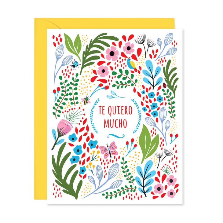 Te Quiero Mucho Card, card,  Unicorn Feed and Supply