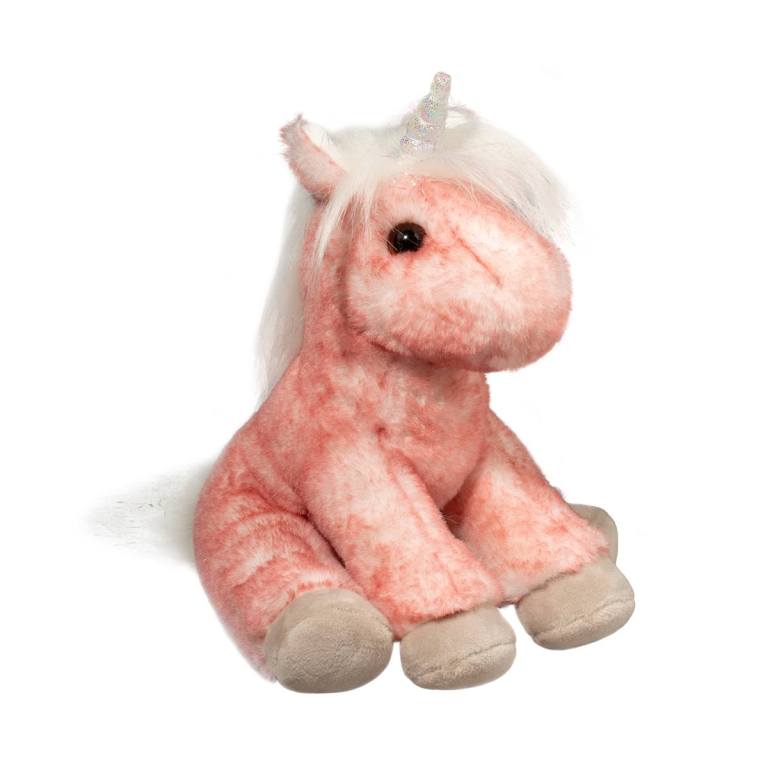 Mini Hallie Soft Pink Unicorn, plushies,  Unicorn Feed and Supply