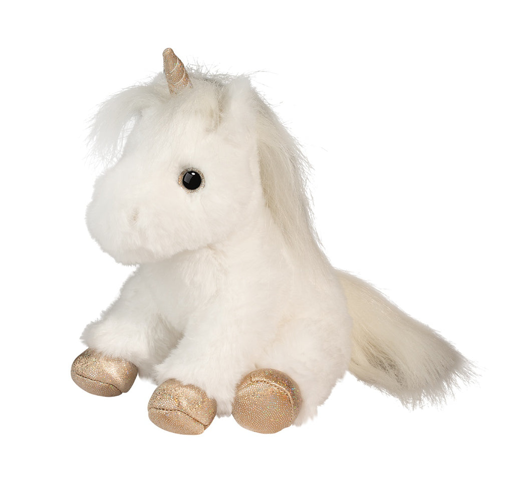 Mini Elodie Soft White Unicorn, plushies,  Unicorn Feed and Supply