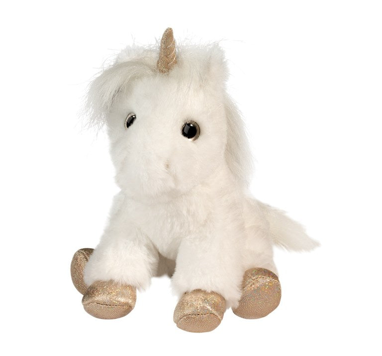 Mini Elodie Soft White Unicorn, plushies,  Unicorn Feed and Supply