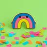 Rainbow Pin, enamel pin,  Unicorn Feed and Supply