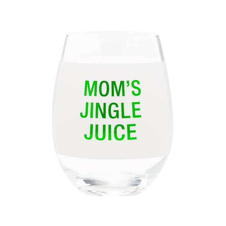 Mom’s Jingle Juice Wine Glass, Glass,  Unicorn Feed and Supply