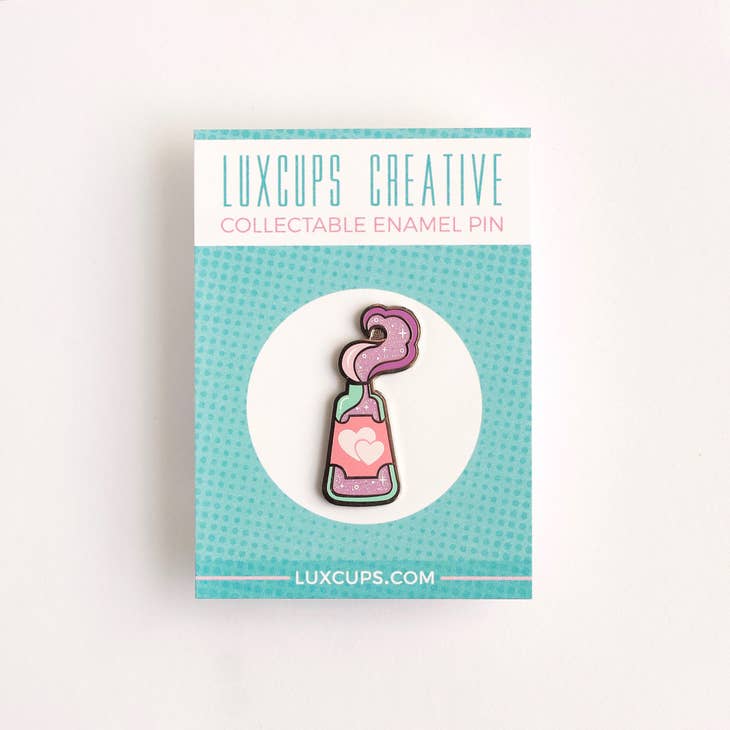 Love Potion Pin, enamel pin,  Unicorn Feed and Supply