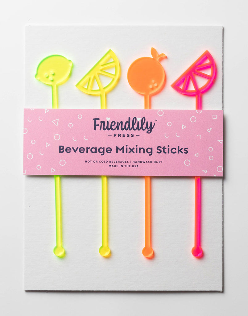 Citrus Drink Stirrers - Stone & Spoon