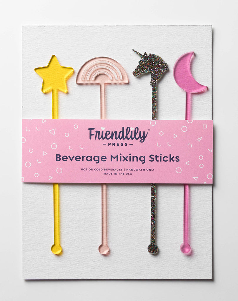 Unicorn Drink Stirrers - Stone & Spoon