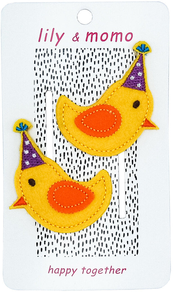 Chicks Party Hat Hair Clips, Hair Clip,  Unicorn Feed and Supply