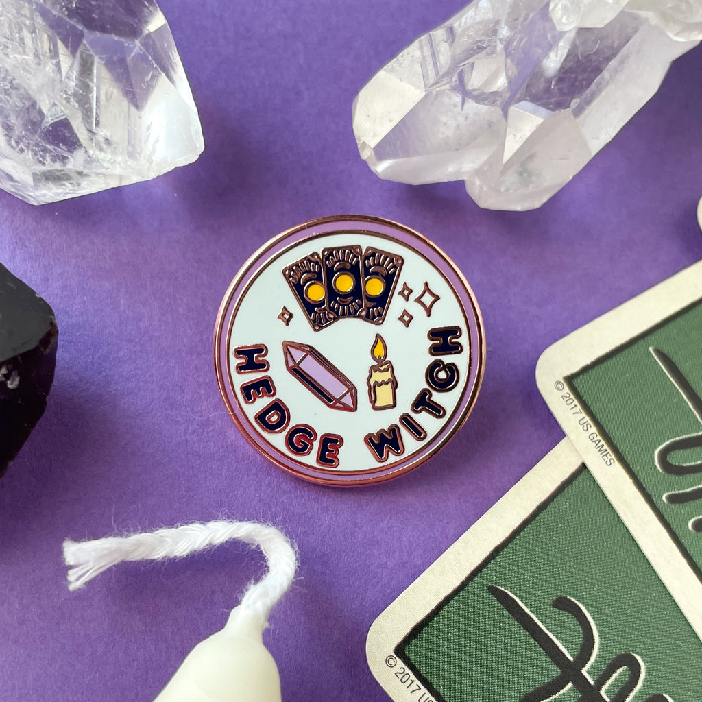 Hedge Witch Enamel Pin, enamel pin,  Unicorn Feed and Supply