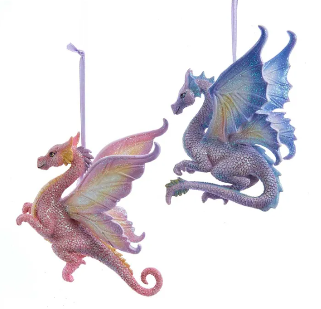 Fantasy Dragon Ornament Asstd., ,  Unicorn Feed and Supply