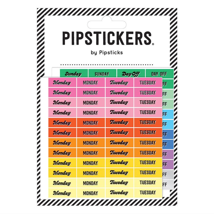 Colorful Week (8 ct), Sticker,  Unicorn Feed and Supply