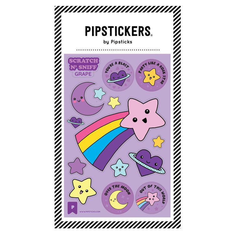 Over The Moon Scratch n' Sniff, Sticker,  Unicorn Feed and Supply