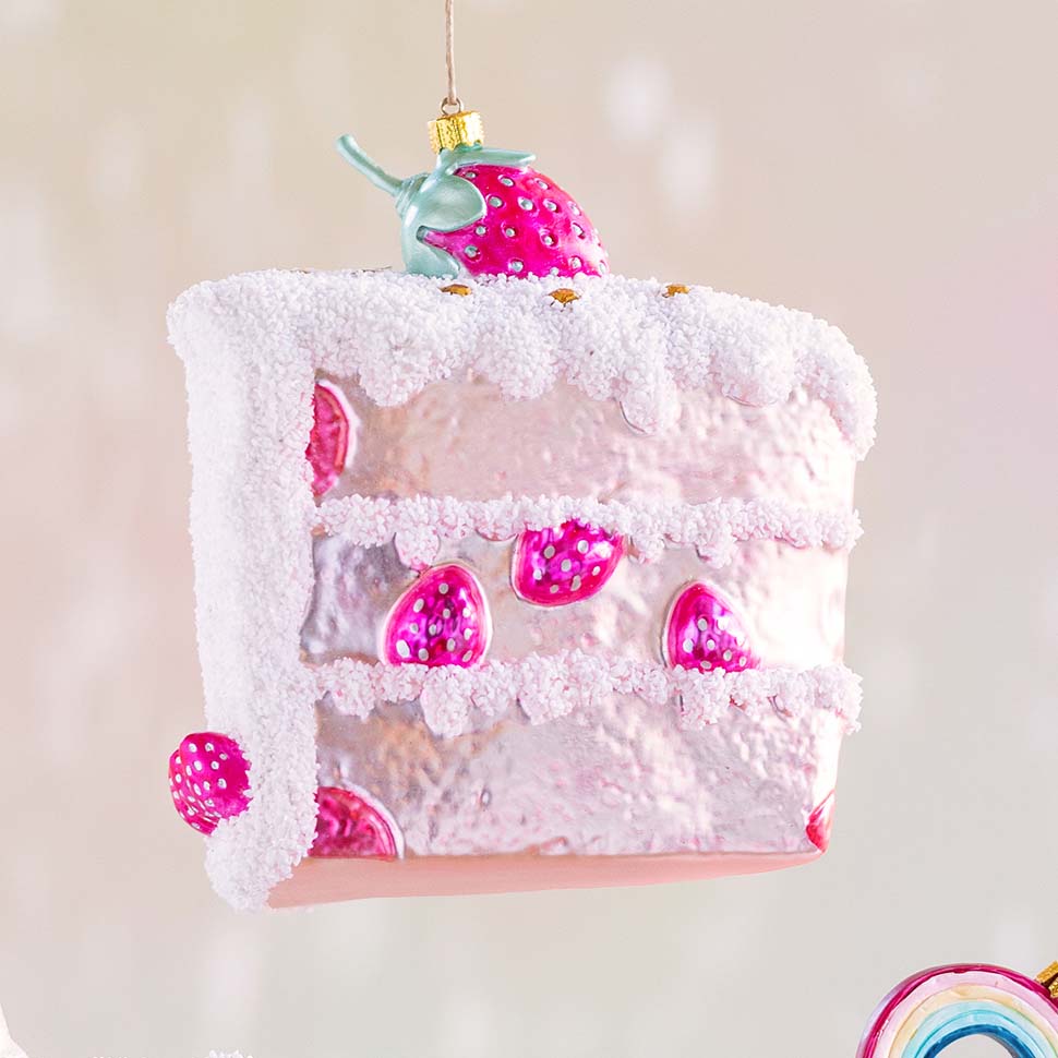 Cake Slice Ornament, ornament,  Unicorn Feed and Supply