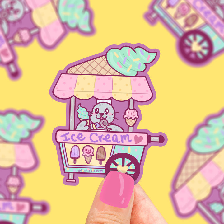 Ice Cream Stand, Sticker,  Unicorn Feed and Supply