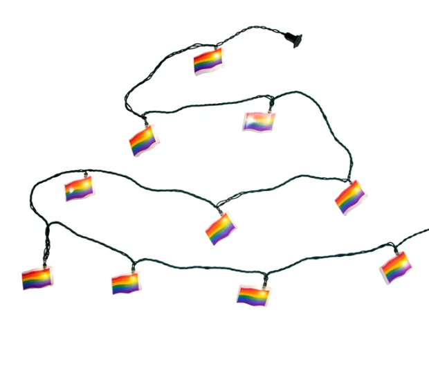 Pride Flag Light Set, string light,  Unicorn Feed and Supply