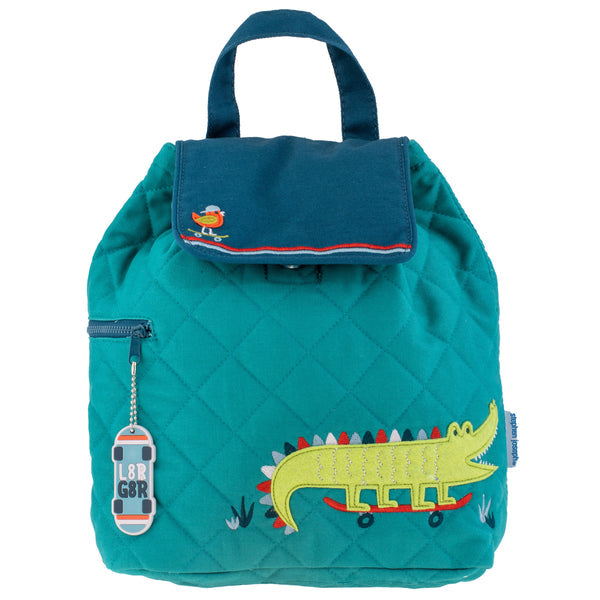 Quilted Alligator Backpack, backpack,  Unicorn Feed and Supply