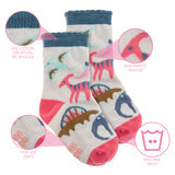 Pink Dino Toddler Socks, socks,  Unicorn Feed and Supply