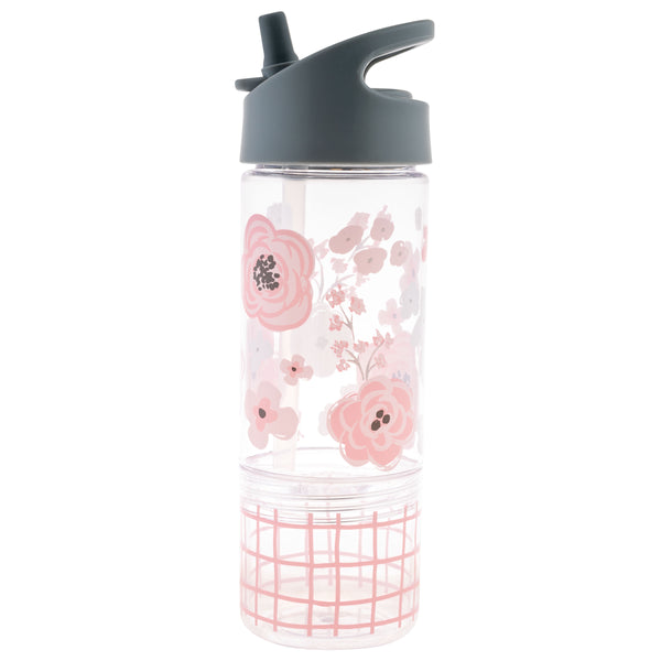 Charcoal Flower Sip N Snack, water bottle,  Unicorn Feed and Supply