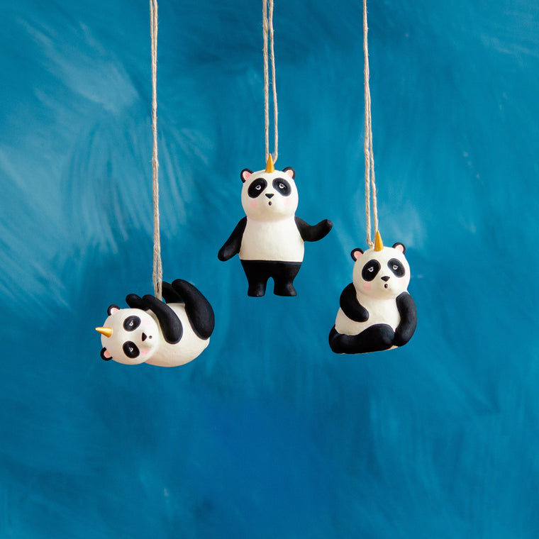 Panda Unicorn Assorted Ornament, ornament,  Unicorn Feed and Supply
