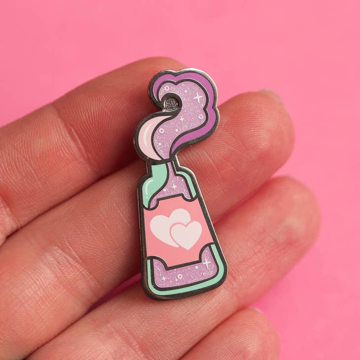 Love Potion Pin, enamel pin,  Unicorn Feed and Supply