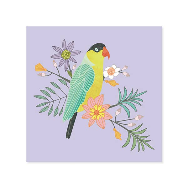 Tropical Birds Pop Up Card, ,  Unicorn Feed and Supply