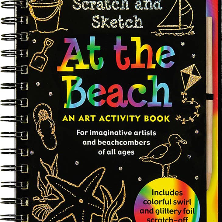 Scratch and Sketch At The Beach, games & activities,  Unicorn Feed and Supply