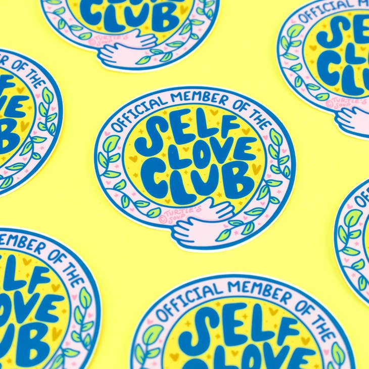 Self Love Club Vinyl Sticker, Sticker,  Unicorn Feed and Supply