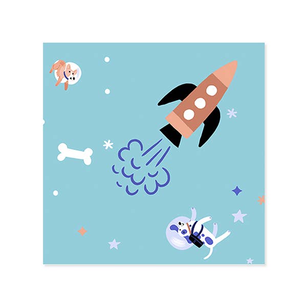 Space Dogs Pop Up Card, card,  Unicorn Feed and Supply