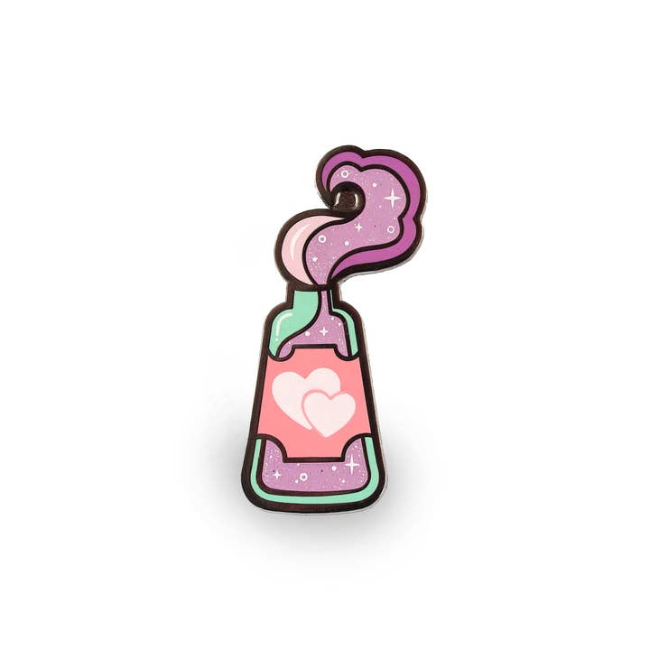 Love Potion Pin, enamel pin,  Unicorn Feed and Supply