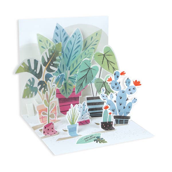 birthday succulent pop up card Up With Paper Pop-Up Treasures Greeting Card