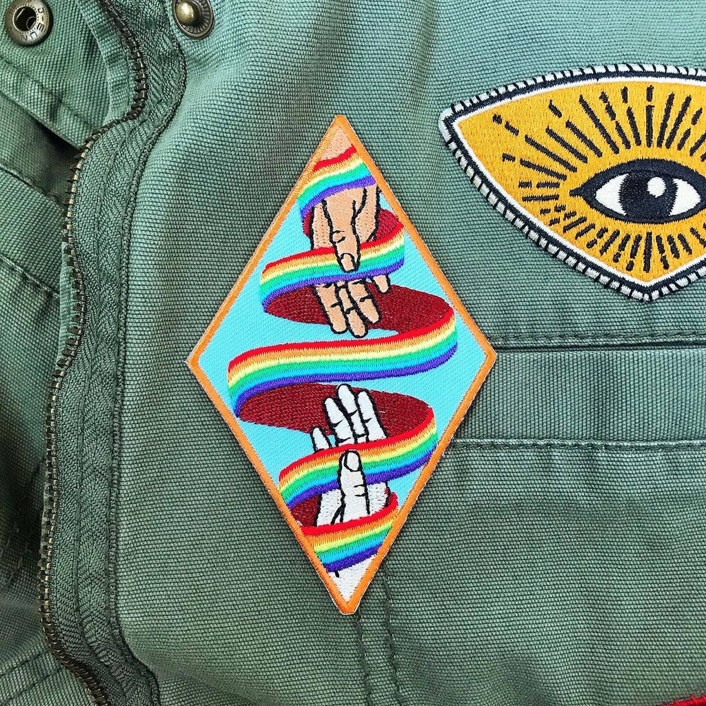 Rainbow Iron-On Patch LGBTQ Pride Jacket Backpack Patch, ,  Unicorn Feed and Supply