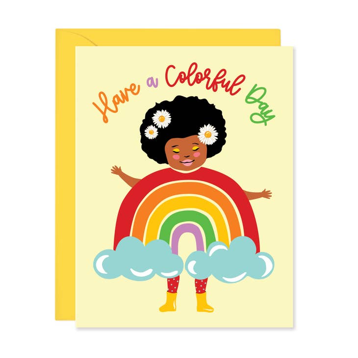 Have A Colorful Day Card, card,  Unicorn Feed and Supply