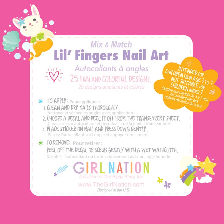 Lil' Fingers Nail Art - Unicorn Fantasy, nail art,  Unicorn Feed and Supply