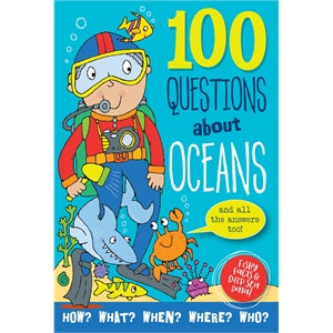 100 Questions About Oceans, Book,  Unicorn Feed and Supply