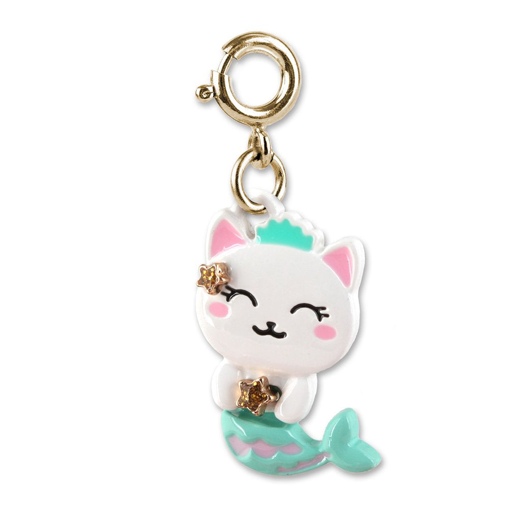 Gold Purrmaid Charm, jewelry,  Unicorn Feed and Supply