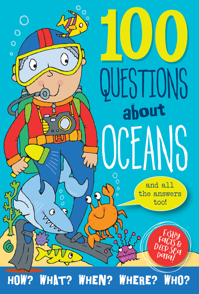 100 Questions About Oceans, Book,  Unicorn Feed and Supply