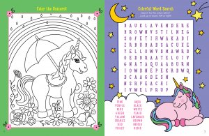 Unicorn Activity Book, games & activities,  Unicorn Feed and Supply